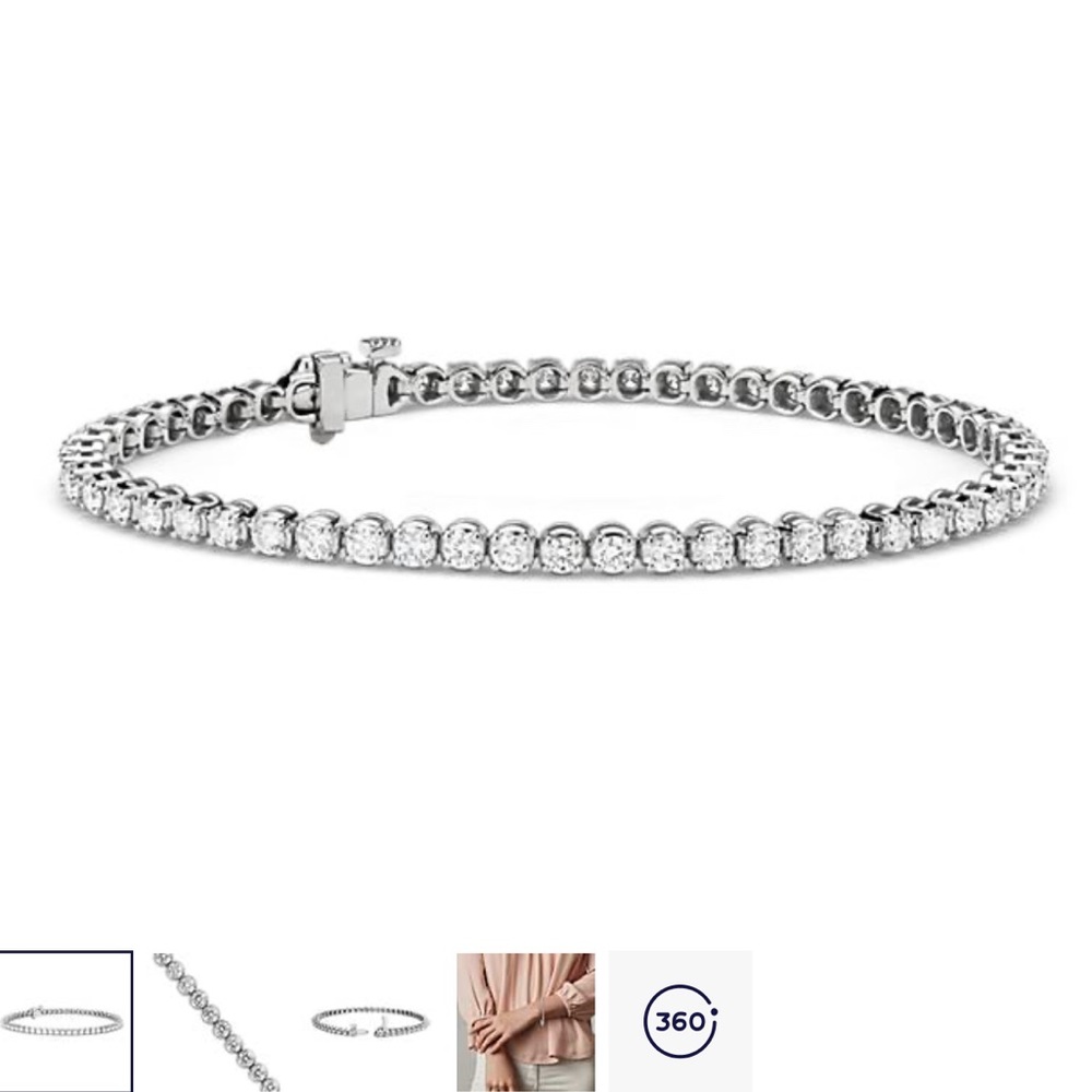 Blue Nile Diamond Tennis Bracelet